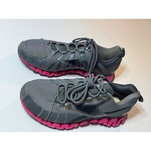 Reebok Zigwild TR Women's Size 8.5 Trail Running Shoes Gray & Pink Durable Comfo